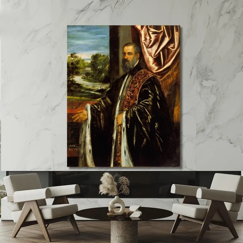 Ritratto Di Marino Grimani Jacopo Tintoretto