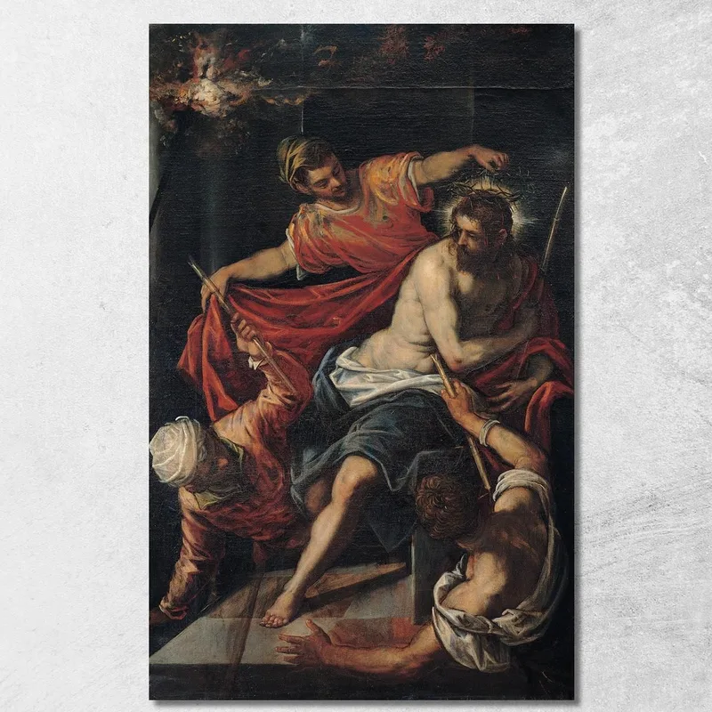 La Flagellazione Jacopo Tintoretto quadro stampa su tela