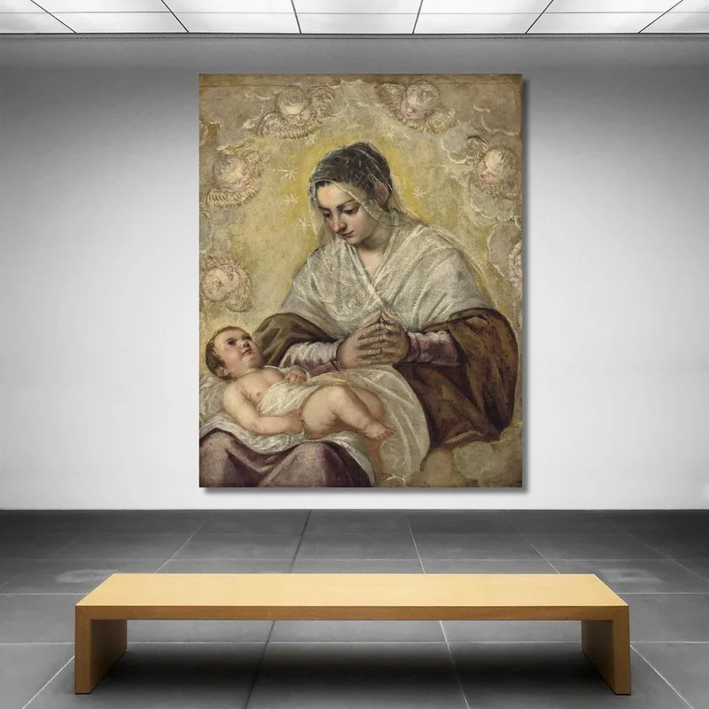 Die Madonna Der Sterne Jacopo Tintoretto