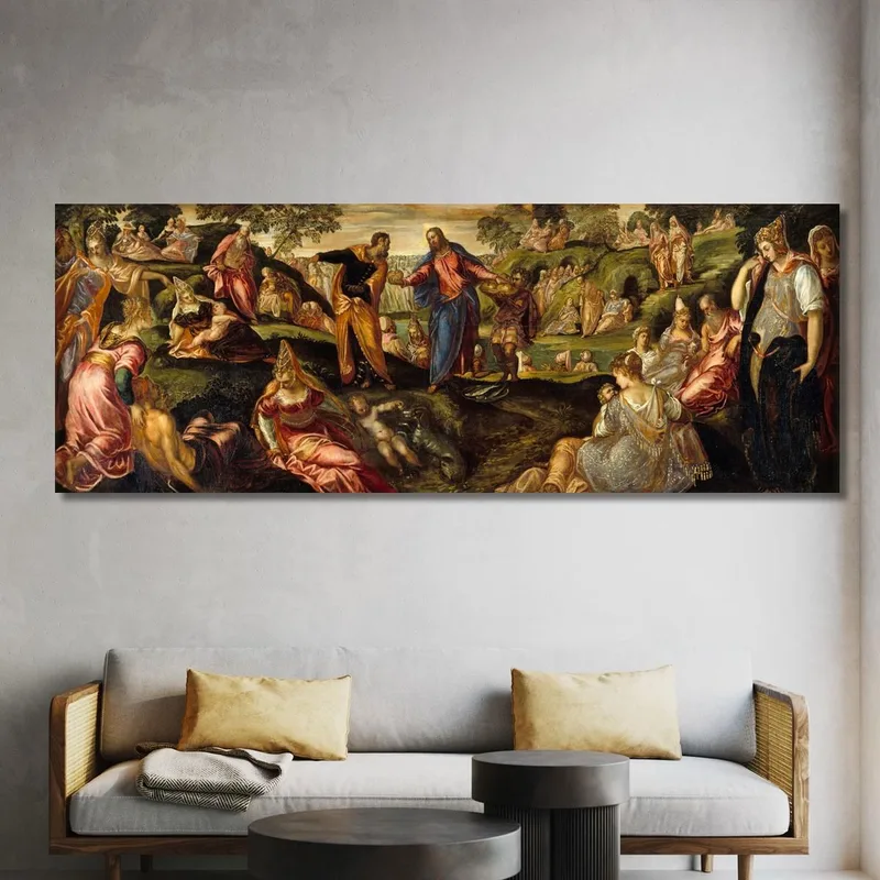 Il Miracolo Dei Pani E Dei Pesci Jacopo Tintoretto