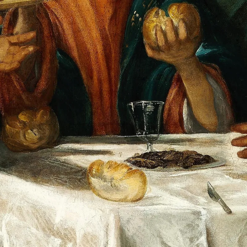 Das Abendmahl In Emmaus Jacopo Tintoretto
