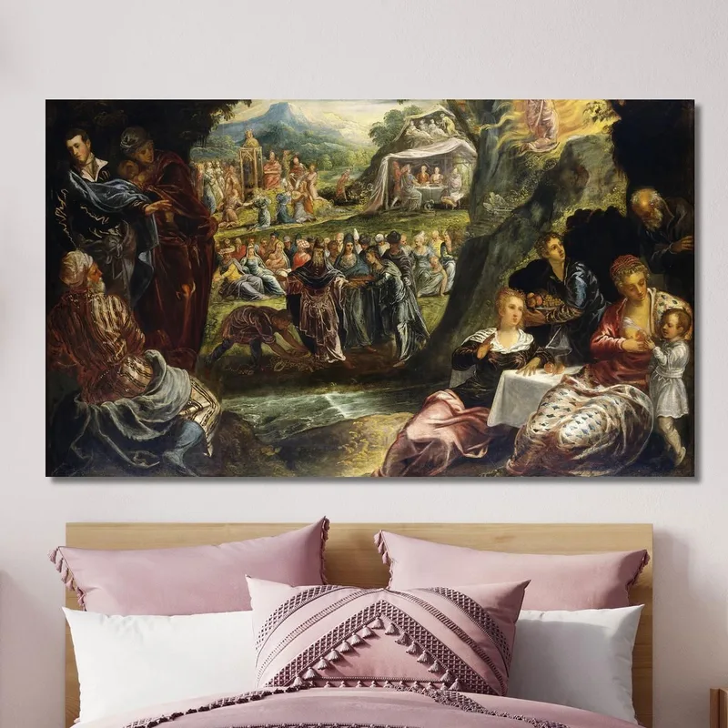 L'Adorazione Del Vitello D'Oro Jacopo Tintoretto