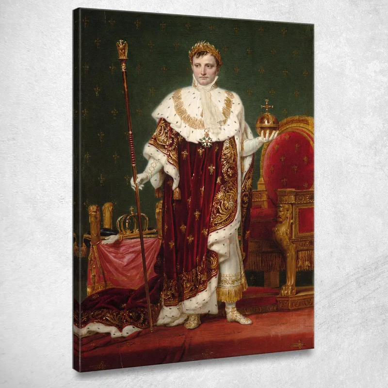 Emperor Napoleon I Jacques Louis David canvas print