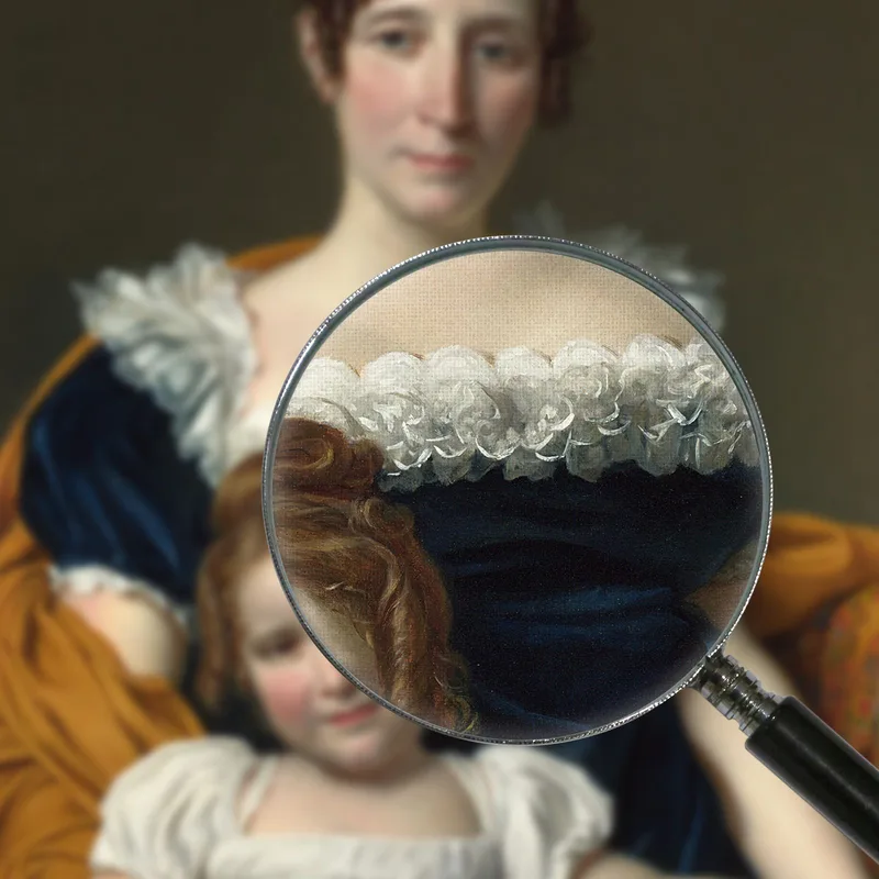 Porträt Der Comtesse Vilain Xiiii Und Ihrer Tochter Jacques Louis David