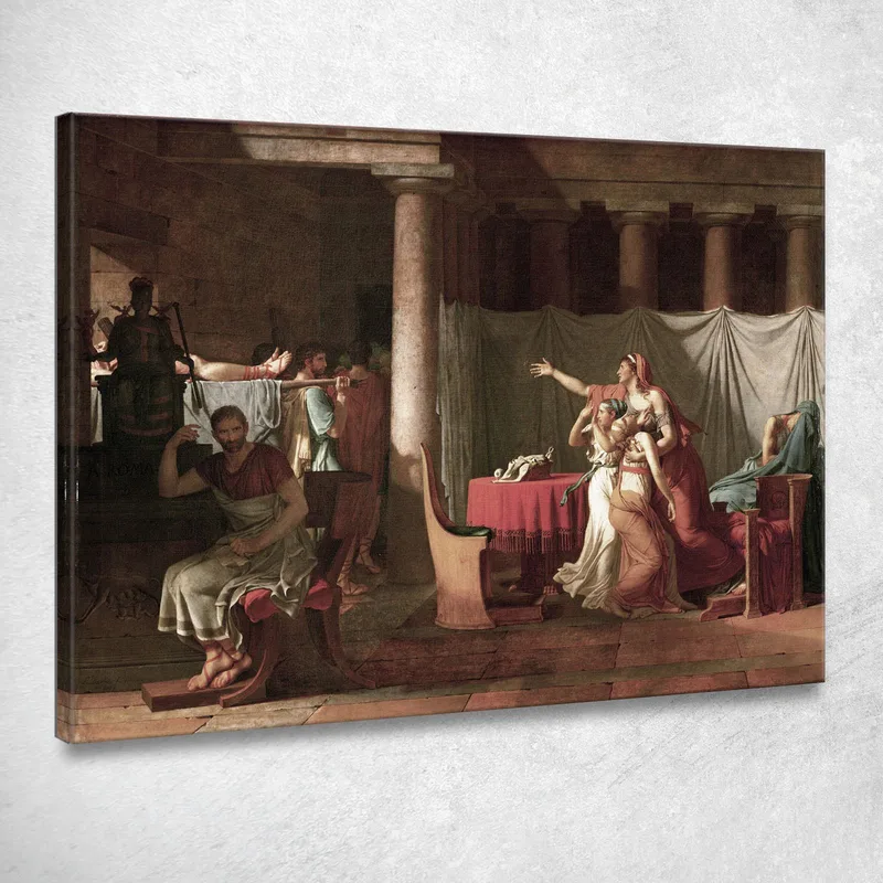 David Brutus Jacques Louis David canvas print