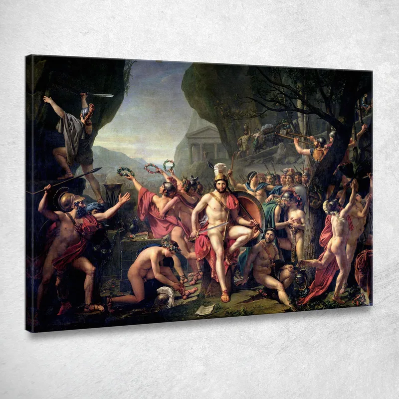 Leonidas At Thermopylae Jacques Louis David canvas print