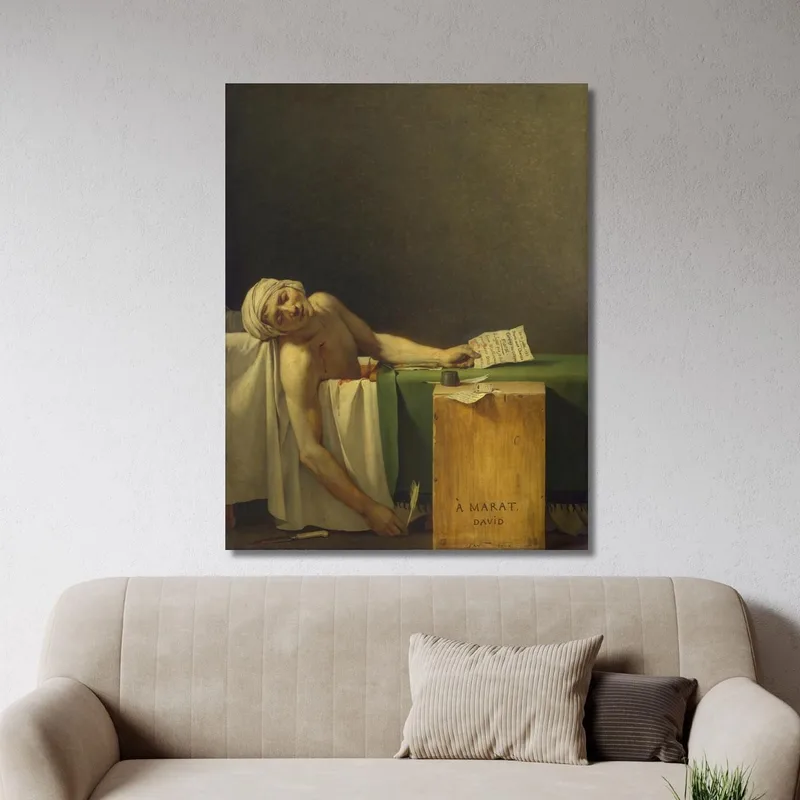 Marat Asesinado En 1793 Jacques Louis David