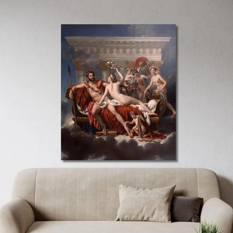 Mars Wird Von Venus Entwaffnet Jacques Louis David