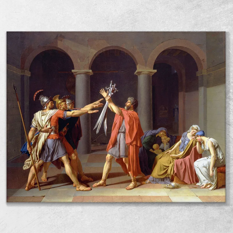 Juramento De Los Horacios Jacques Louis David