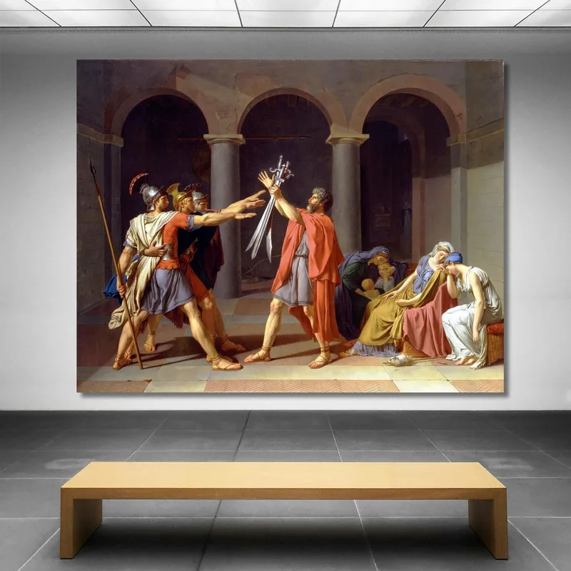 Juramento De Los Horacios Jacques Louis David