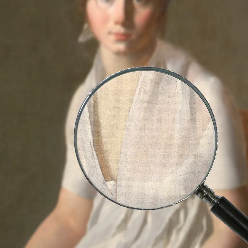 Portrait Einer Jungen Frau Jacques Louis David