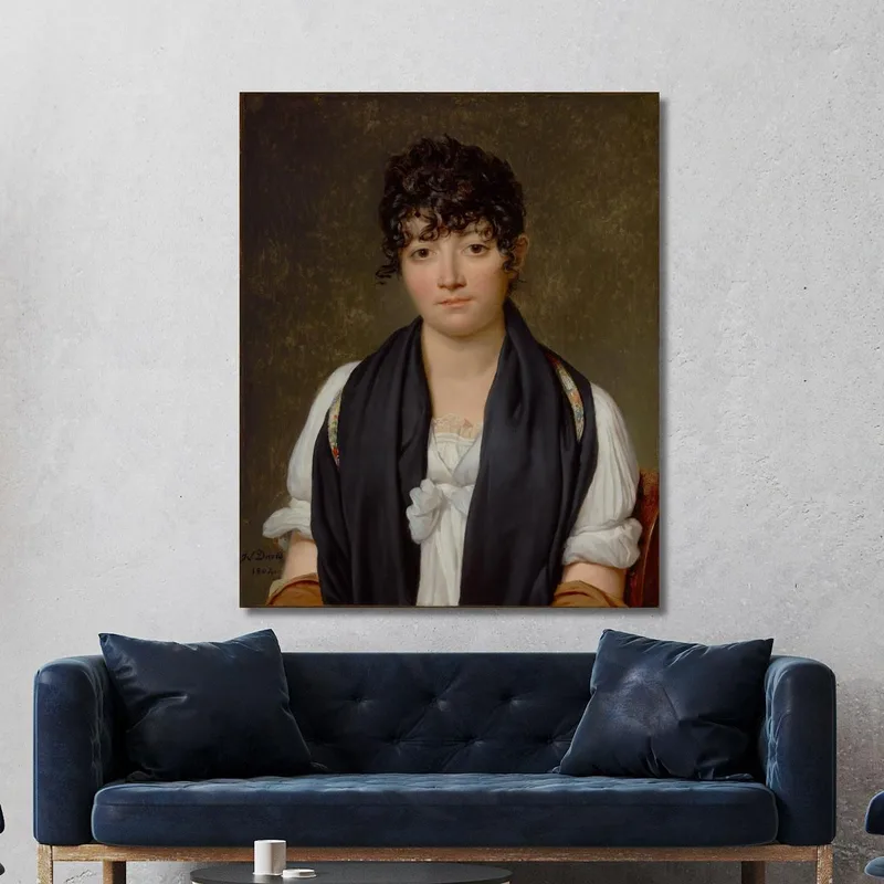 Retrato De Suzanne Le Peletier De Saint Fargeau Jacques Louis David