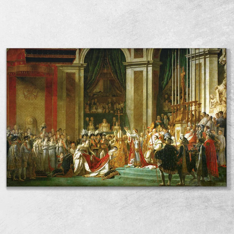 Le Couronnement De L'Empereur Et De L'Impératrice 2 Jacques Louis David
