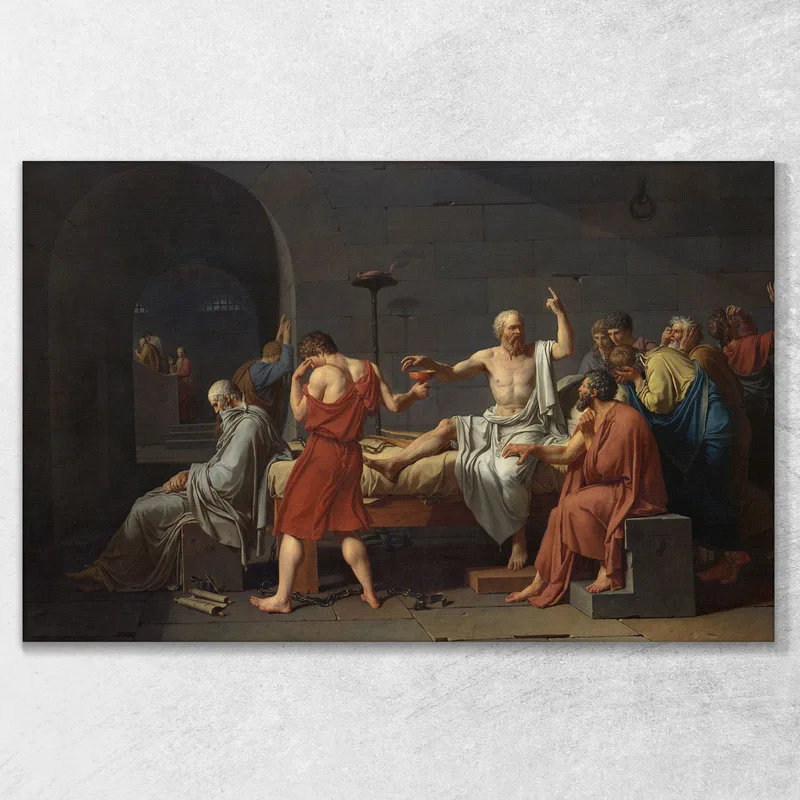 Der Tod Des Sokrates Jacques Louis David