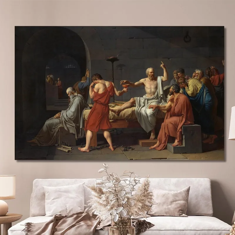 Der Tod Des Sokrates Jacques Louis David