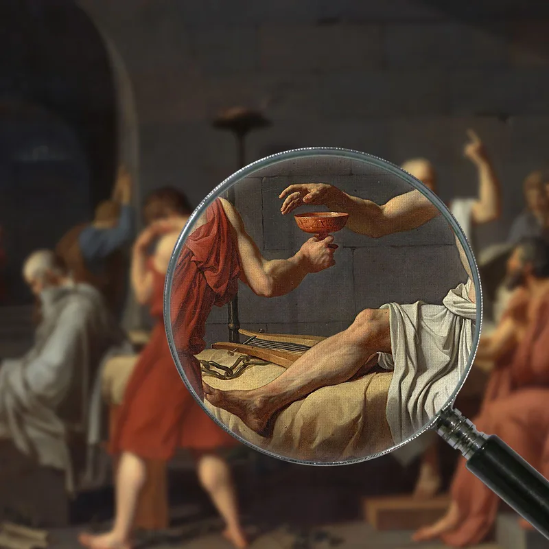Der Tod Des Sokrates Jacques Louis David