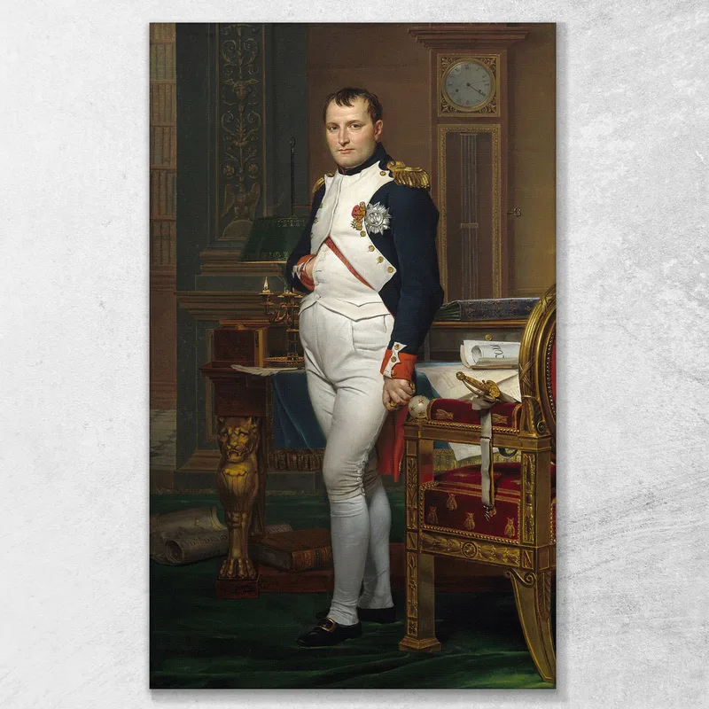 L'Empereur Napoléon Dans Son Cabinet De Travail Aux Tuileries Jacques Louis David