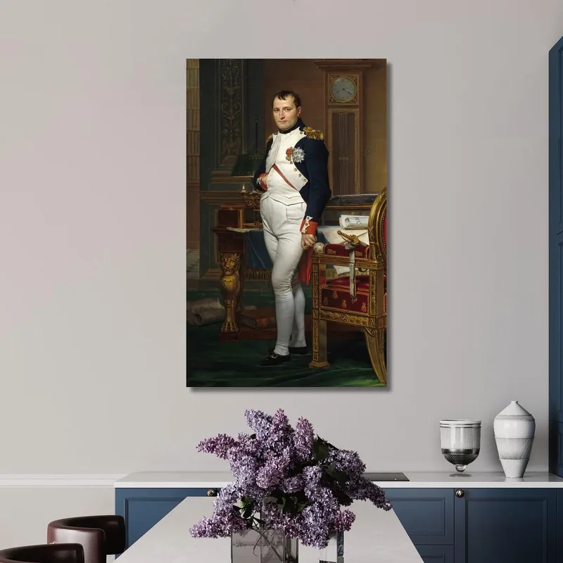 L'Empereur Napoléon Dans Son Cabinet De Travail Aux Tuileries Jacques Louis David