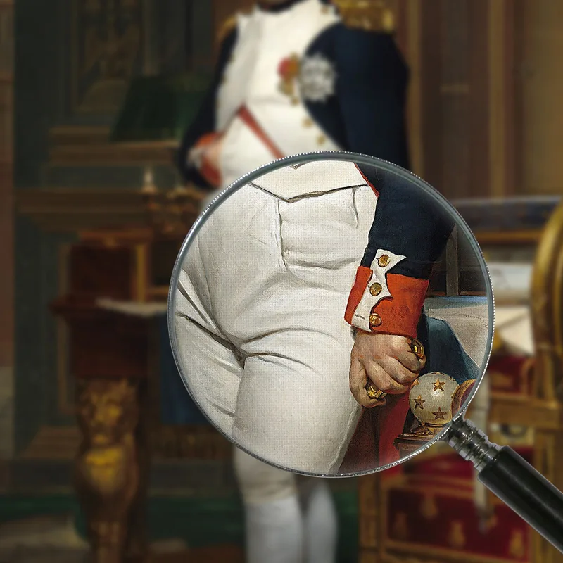 L'Empereur Napoléon Dans Son Cabinet De Travail Aux Tuileries Jacques Louis David