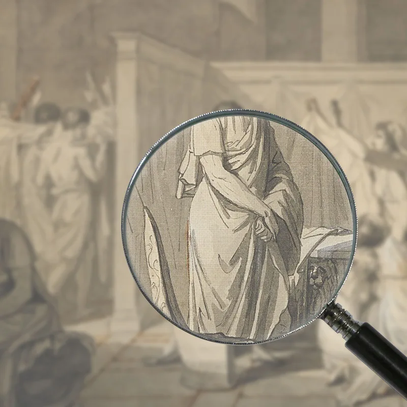 Die Liktoren Bringen Brutus Die Leichen Seiner Söhne Jacques Louis David