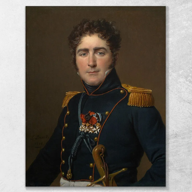 Comte Henri Amédée Mercure De Turenne D Aynac Jacques Louis David