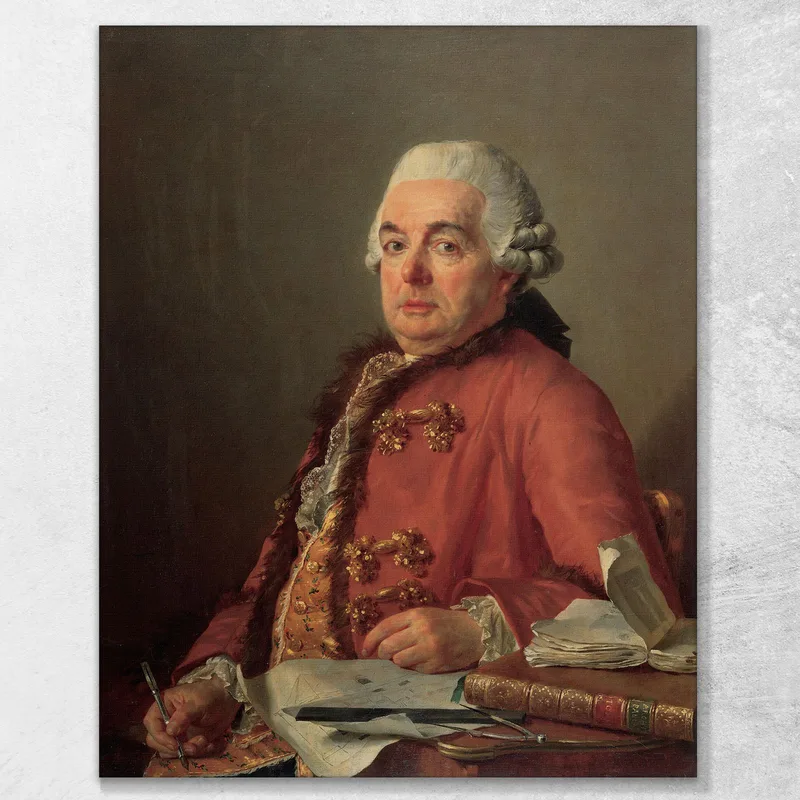 Ritratto Di Jacques François Desmaisons Jacques Louis David