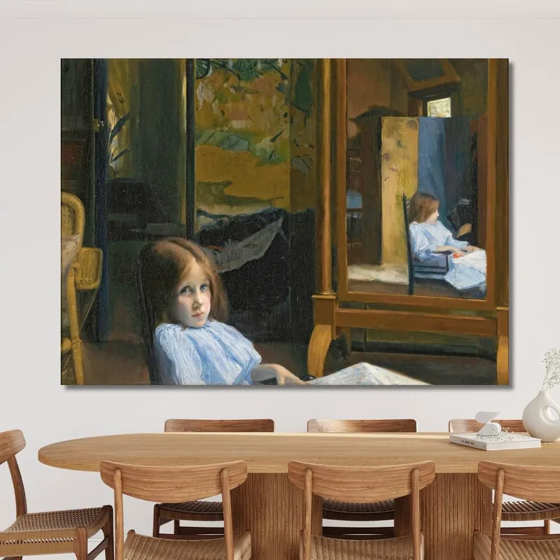 Kleines Mädchen Lucie Esnault Mit Der Psyche Jacques-Émile Blanche