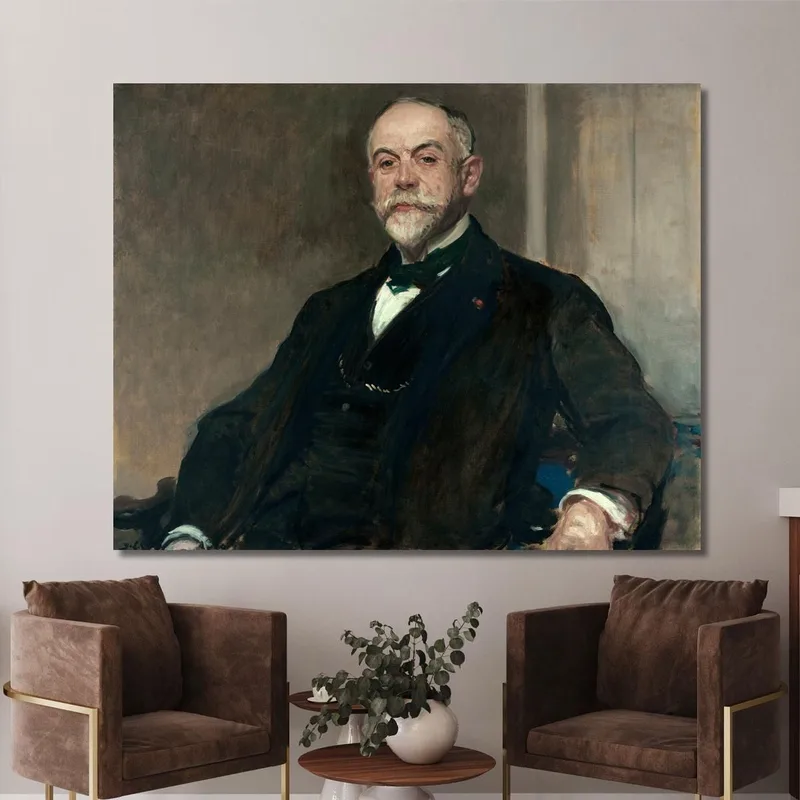 Portrait Of Leon Pissard Jacques-Émile Blanche