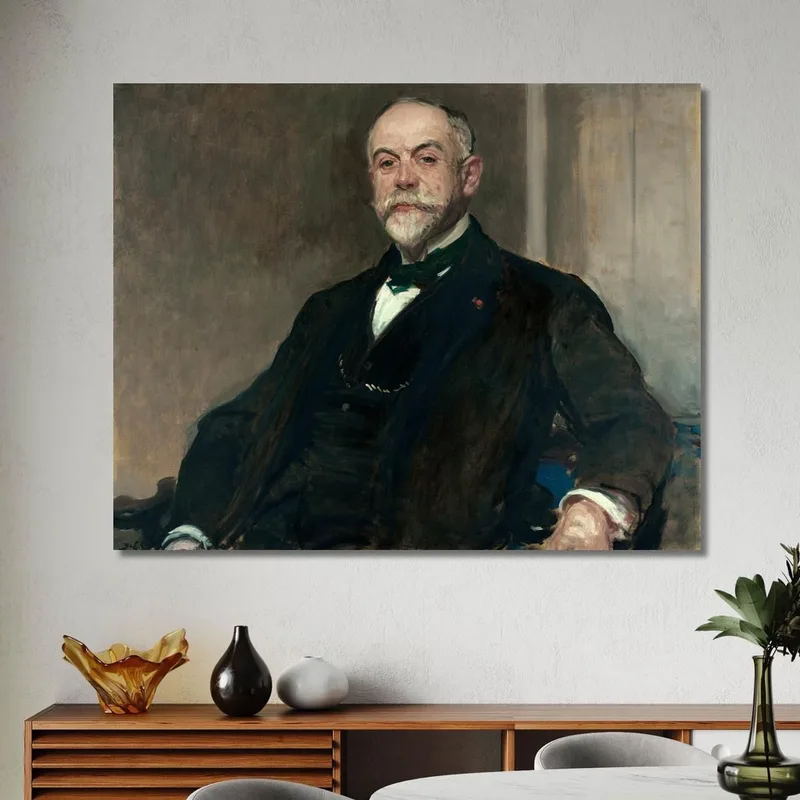 Portrait Of Leon Pissard Jacques-Émile Blanche