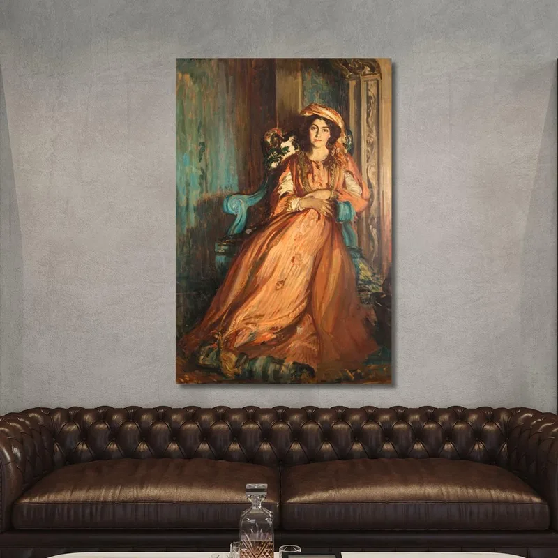 Retrato De Mabel Dodge En Villa Curonia Jacques-Émile Blanche