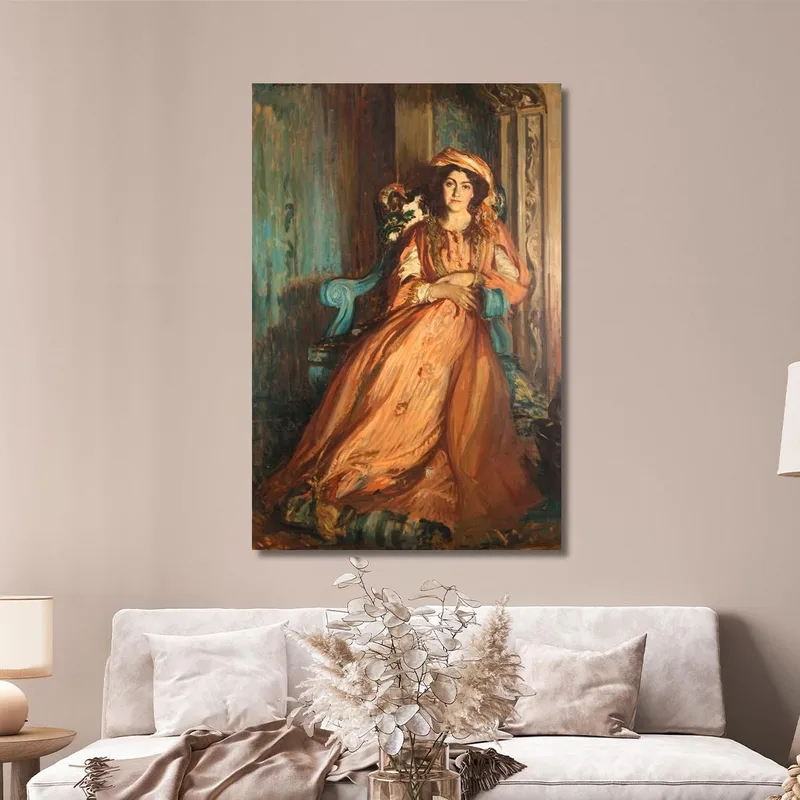 Retrato De Mabel Dodge En Villa Curonia Jacques-Émile Blanche