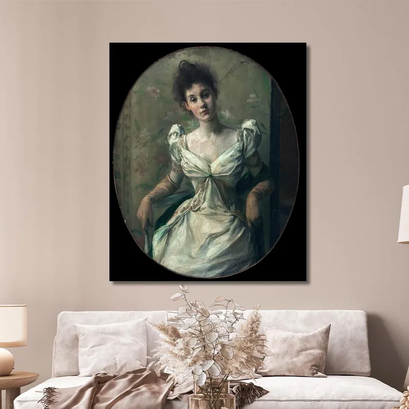 Porträt Von Madame Abel Hermant Jacques-Émile Blanche