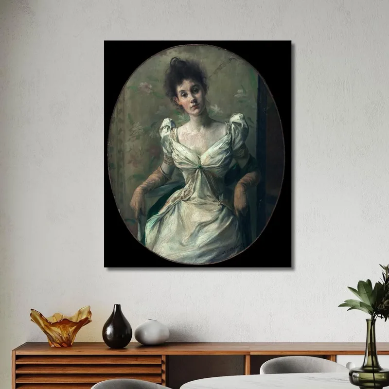 Porträt Von Madame Abel Hermant Jacques-Émile Blanche