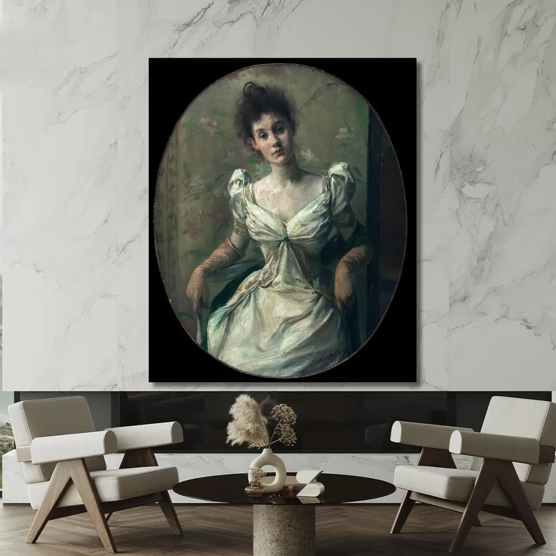 Porträt Von Madame Abel Hermant Jacques-Émile Blanche