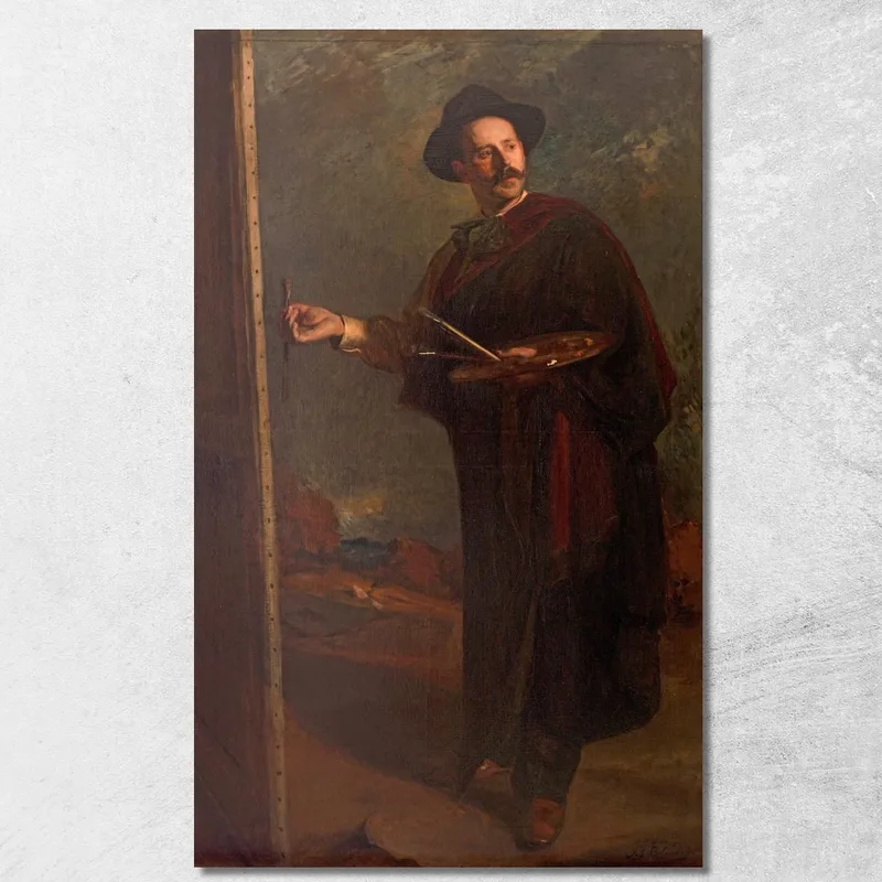 Ritratto Di Ignacio Zuloaga Jacques-Émile Blanche quadro stampa su tela