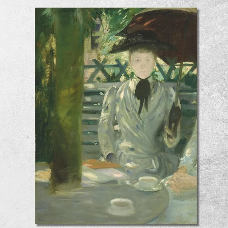 Ritratto Di Una Signora Tradizionalmente Identificata Come Ellen Millicent Cobden Mrs Walter Sickert Jacques-Émile Blanche quadro stampa su tela