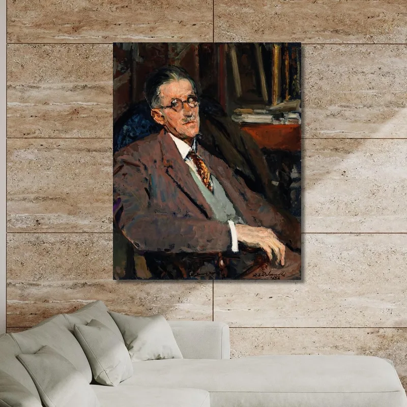 Porträt Von James Joyce 1882-1941 Autor Jacques-Émile Blanche
