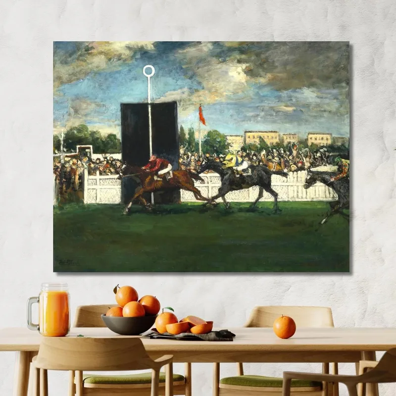 El Final En Un Hipódromo Inglés Jacques-Émile Blanche