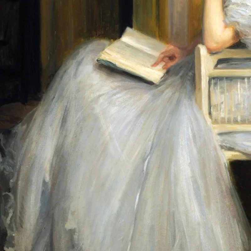 Mujer Leyendo Jacques-Émile Blanche