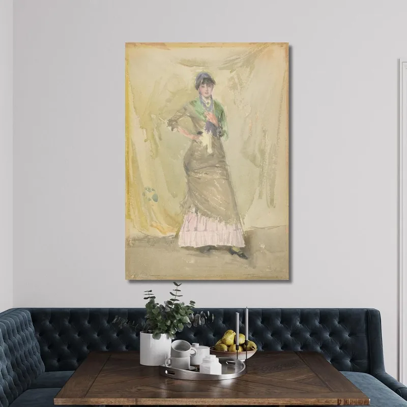 Una Nota In Verde James Abbott McNeill Whistler