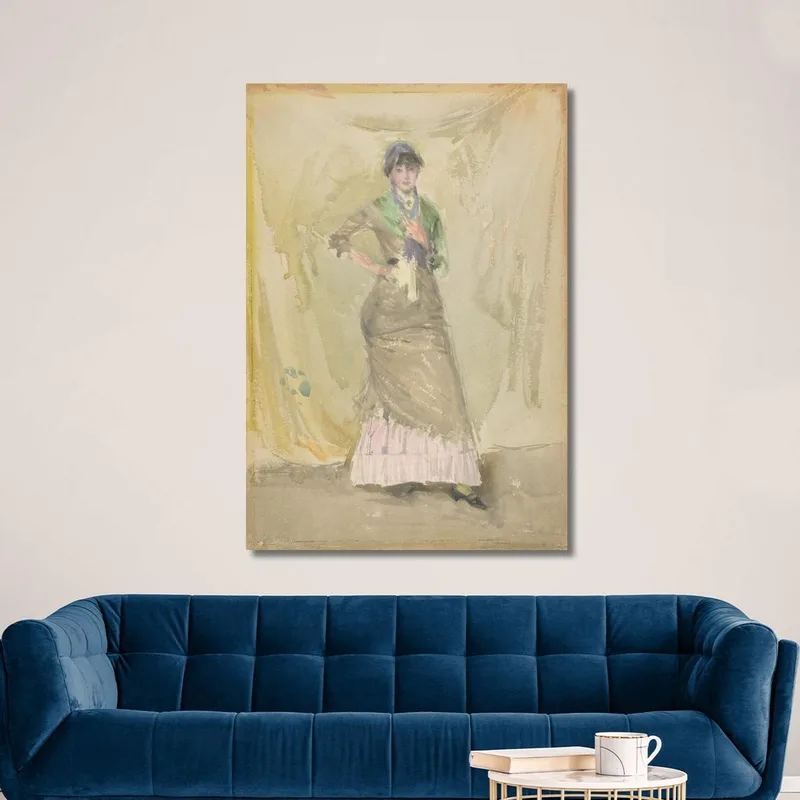 Una Nota In Verde James Abbott McNeill Whistler