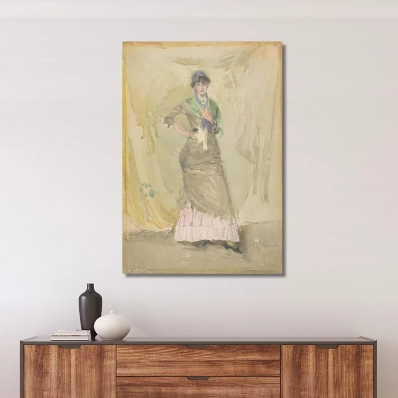 Una Nota In Verde James Abbott McNeill Whistler