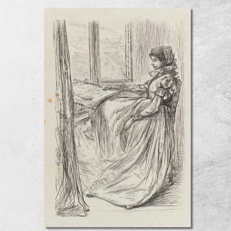 Une Illustration Pour Le Matin Avant Le Massacre De La Saint-Barthélemy James Abbott McNeill Whistler tableau impression sur toile