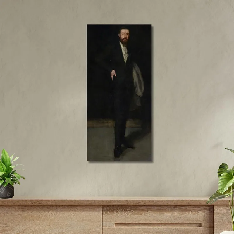 Composizione In Nero - Ritratto Di F. R. Leyland James Abbott McNeill Whistler