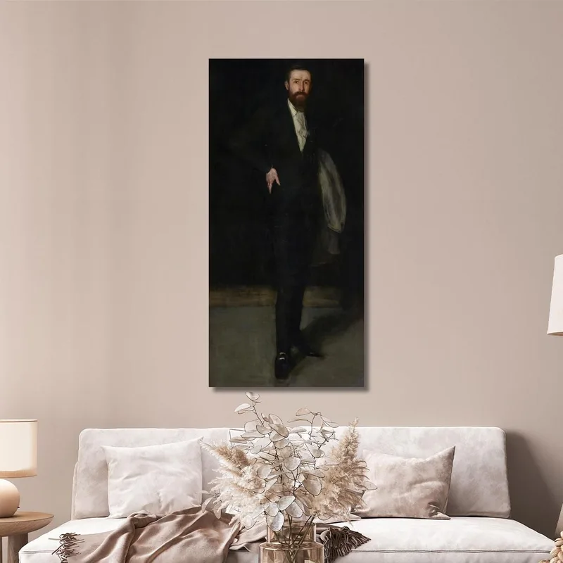Composizione In Nero - Ritratto Di F. R. Leyland James Abbott McNeill Whistler