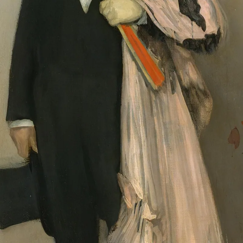 Composizione In Colore Carne E Nero - Ritratto Di Theodore Duret James Abbott McNeill Whistler