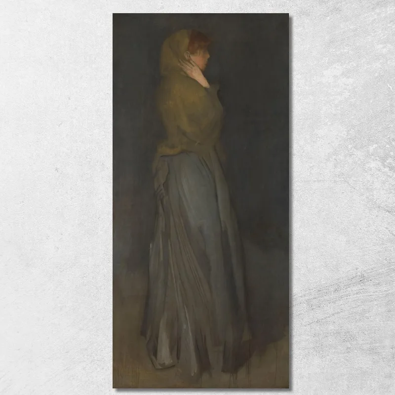 Arrangement En Jaune Et Gris : Effie Deans James Abbott McNeill Whistler tableau impression sur toile