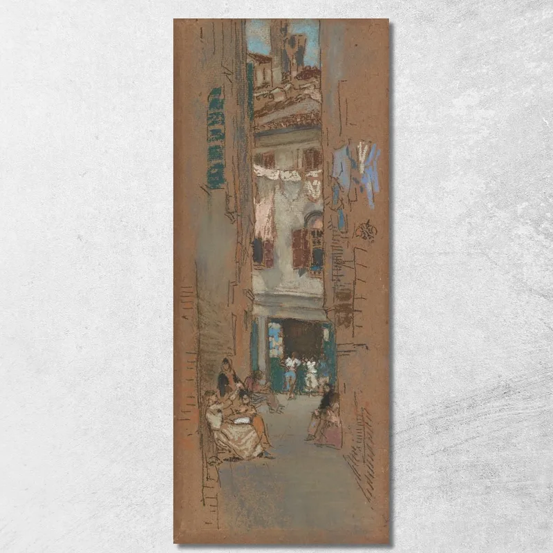 Enfileuses De Perles James Abbott McNeill Whistler tableau impression sur toile