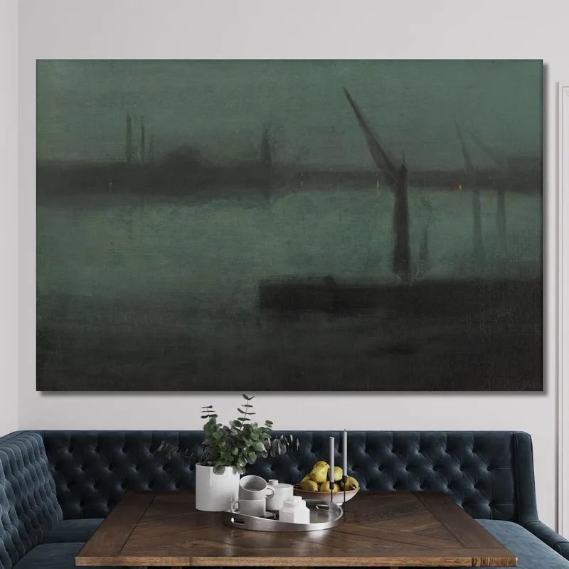 Notturno, Blu E Argento, Battersea Reach James Abbott McNeill Whistler