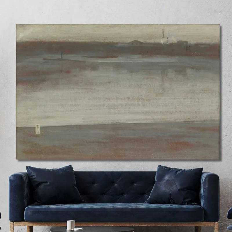 Symphonie En Gris : Tôt Le Matin Sur La Tamise James Abbott McNeill Whistler
